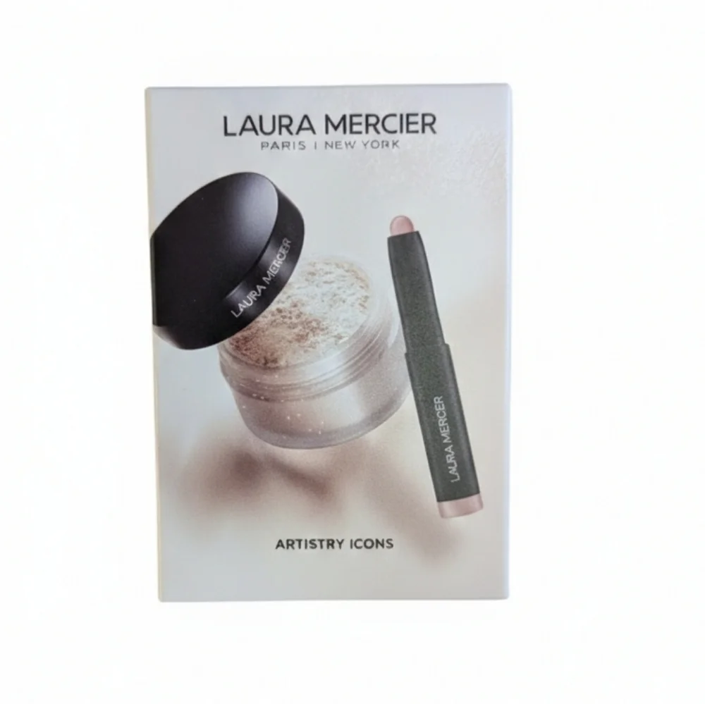 Laura Mercier Artistry Icons Makeup Set - Setting Powder and Stick Eyeshadow